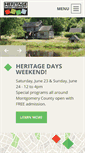 Mobile Screenshot of heritagemontgomery.org